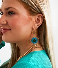 Pressed Flower Earring