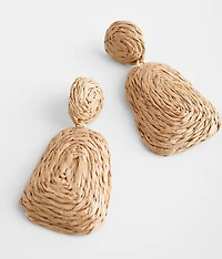 Raffia Stud Earring