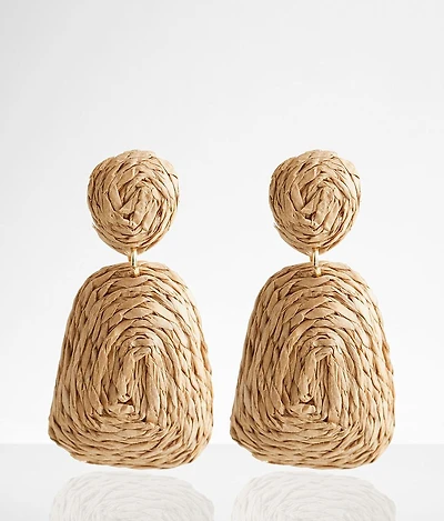 Raffia Stud Earring