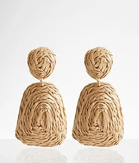 Raffia Stud Earring