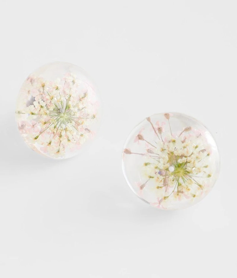 Pressed Flower Earring