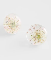 Pressed Flower Earring