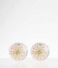 Pressed Flower Earring