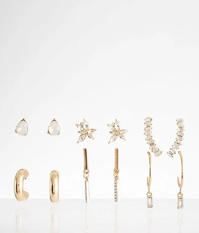 6 Pack Mixed Earring Set