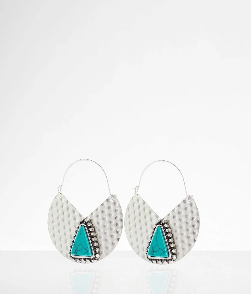 Turquoise Stone Drop Earring