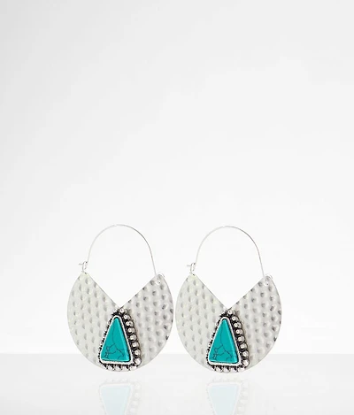 Turquoise Stone Drop Earring