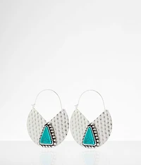 Turquoise Stone Drop Earring