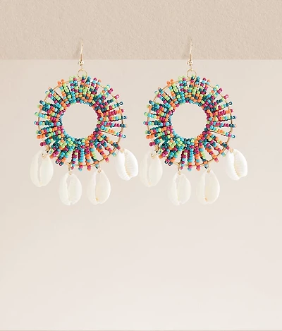 Puka Shell Drop Earring