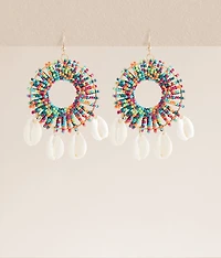 Puka Shell Drop Earring