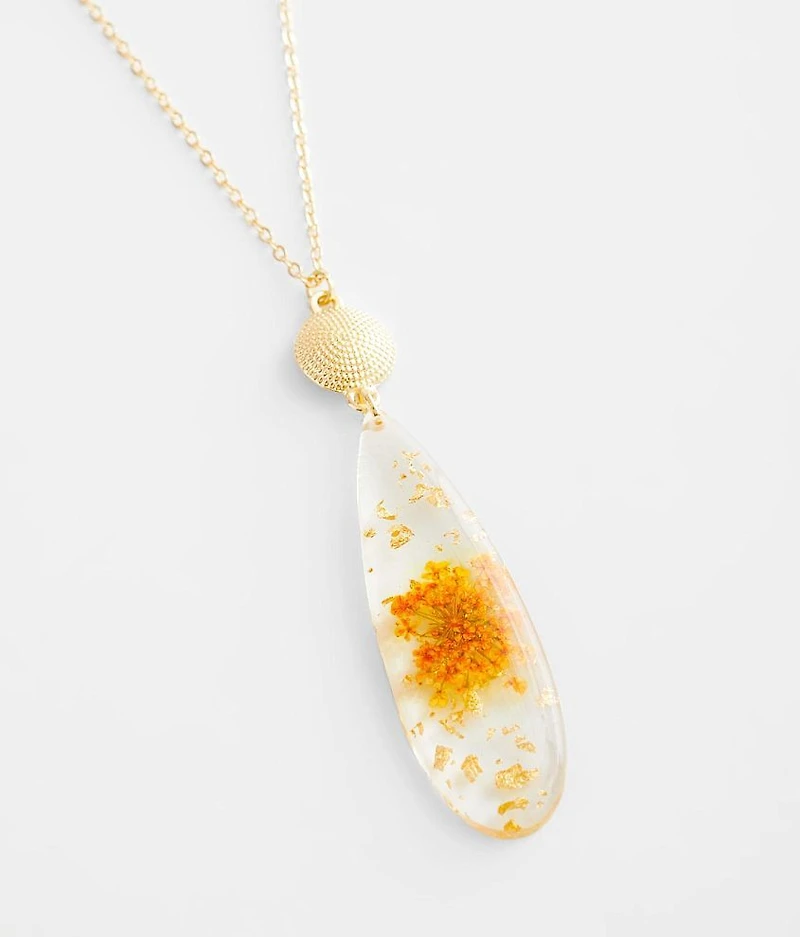 Foiled Flower Necklace