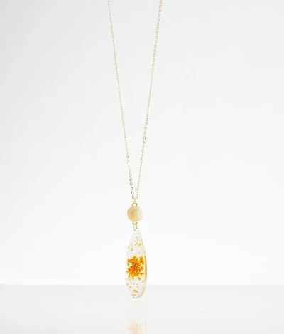 Foiled Flower Necklace