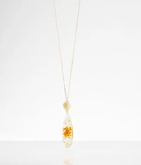 Foiled Flower Necklace