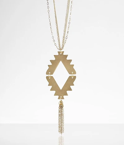 Aztec Pendant Necklace