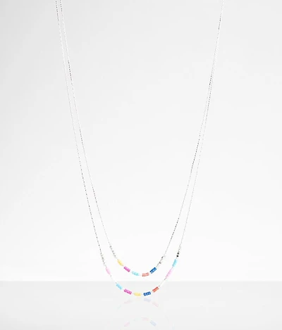 Tiered Seed Bead Necklace