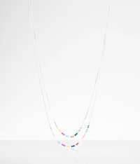 Tiered Seed Bead Necklace