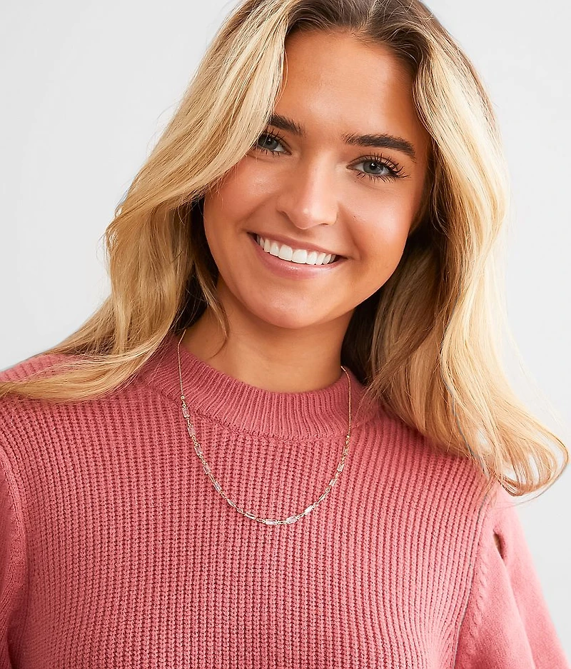 Baguette Necklace
