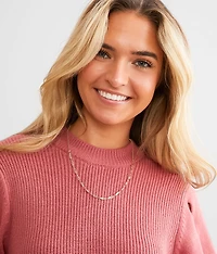 Baguette Necklace
