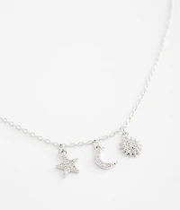 Sun Moon & Stars Necklace