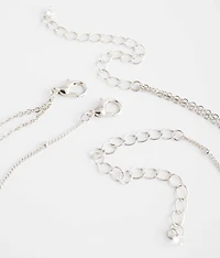 2 Pack Starburst Necklace Set