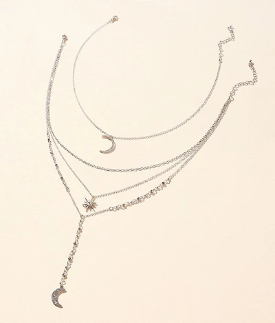 2 Pack Celestial Necklace Set