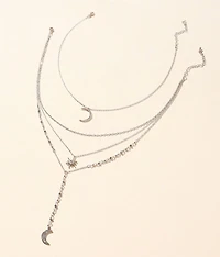 2 Pack Celestial Necklace Set