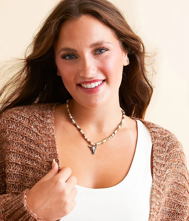 Western Steer Necklace
