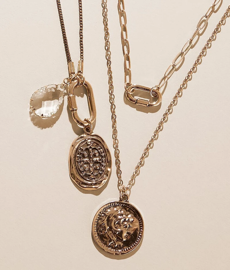 3 Pack Pendant Necklace Set