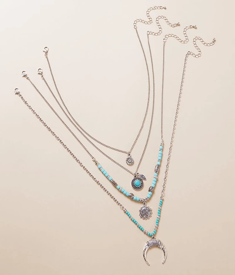 4 Pack Western Necklace Set