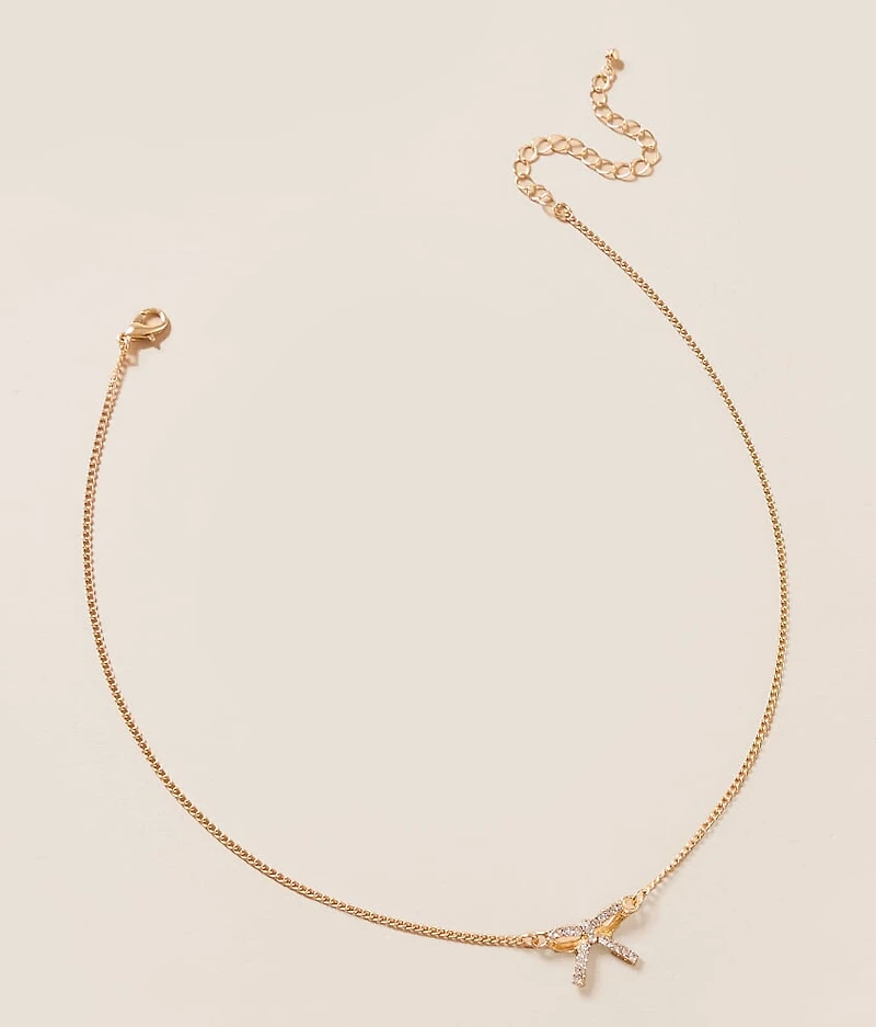 Glitz Bow Necklace