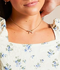 Glitz Bow Necklace