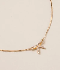 Glitz Bow Necklace