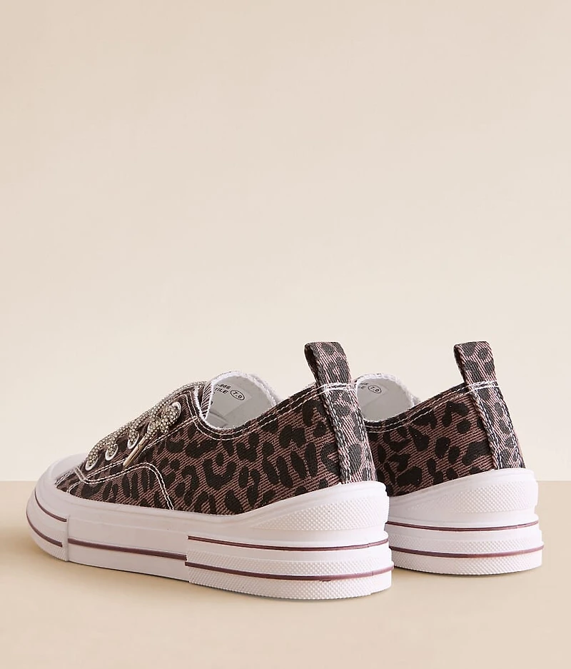 Aman Animal Print Rhinestone Sneaker