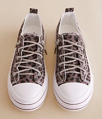 Aman Animal Print Rhinestone Sneaker