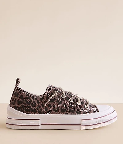 Very G Aman Animal Print Rhinestone Sneaker