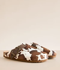 Andi Cow Print Mule