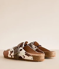 Andi Cow Print Mule