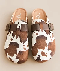 Andi Cow Print Mule