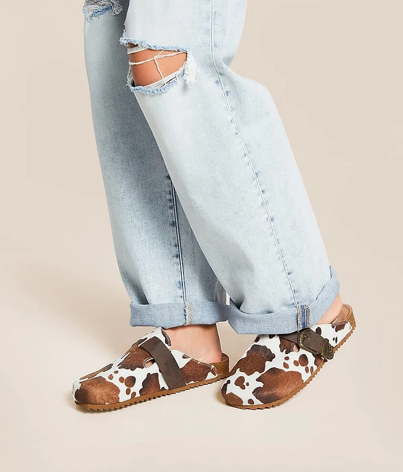 Andi Cow Print Mule