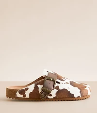 Very G Andi Cow Print Mule