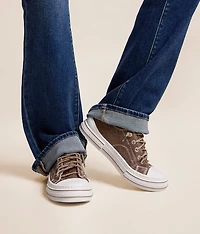 Aman Leopard Glitter Sneaker