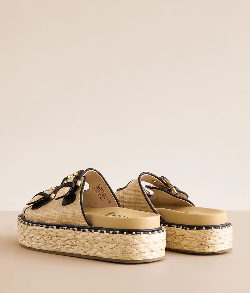 Ava Raffia Platform Sandal