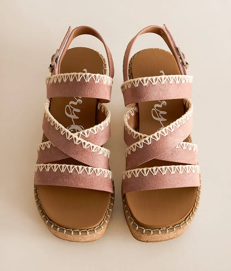 Bethany Whip Stitch Wedge Sandal