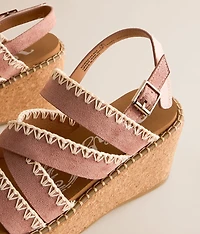 Bethany Whip Stitch Wedge Sandal