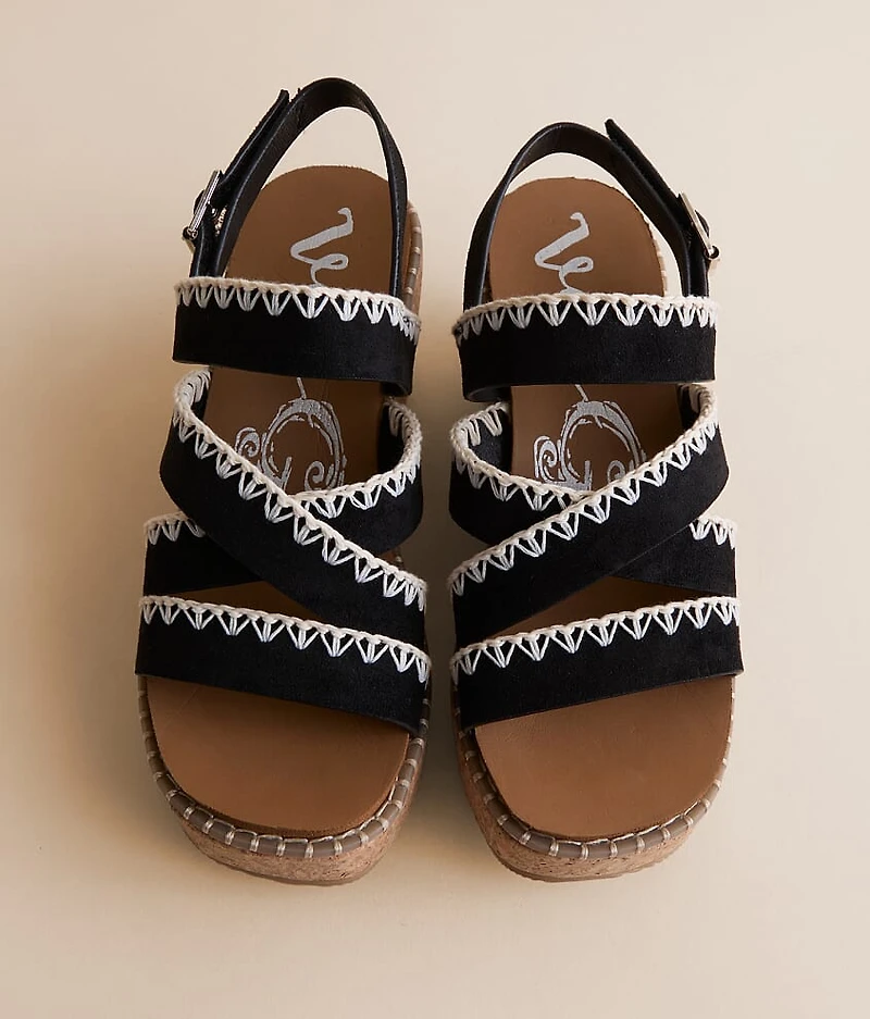 Bethany Whip Stitch Wedge Sandal