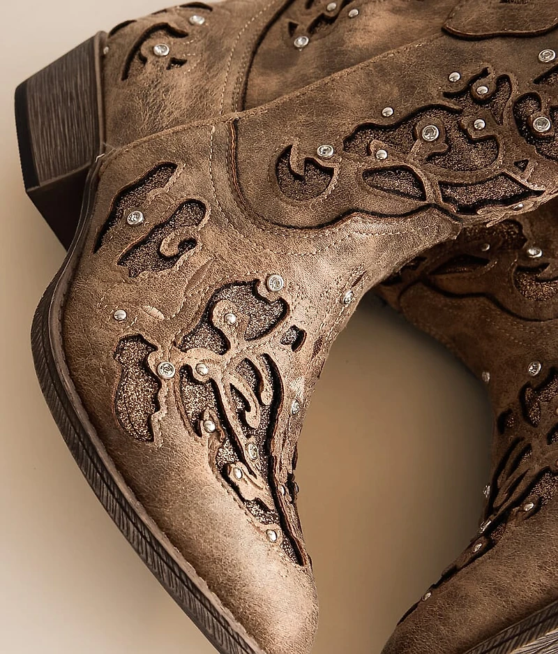 Betty Glitz Western Ankle Boot