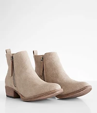 Floral Embossed Ankle Boot