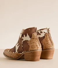 Chrissy Cow Western Ankle Boot