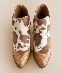 Chrissy Cow Western Ankle Boot