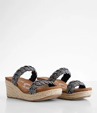 Davina Bedazzled Wedge Sandal