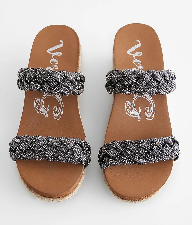 Davina Bedazzled Wedge Sandal